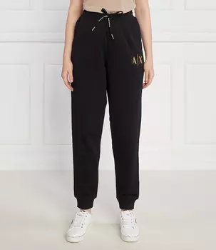 Спортивные брюки Armani Exchange Regular Fit, черный
