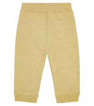 Спортивные брюки baby bram из смесового хлопка Bonpoint, бежевый