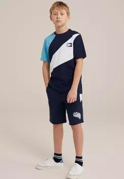 Спортивные брюки BAD WE Fashion, темно-синий