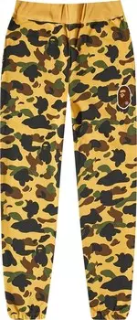 Спортивные брюки BAPE 1St Camo Ape Head Patched 'Yellow', желтый