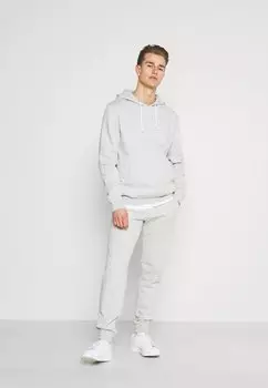 Спортивные брюки BASIC 2 PACK Pier One, светло-серый в крапинку/темно-синий в крапинку