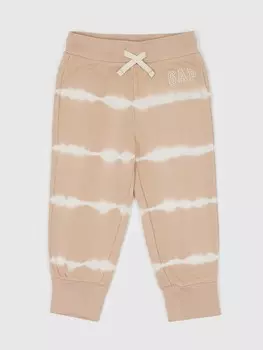 Спортивные брюки «батик» с логотипом Gap, бежевый