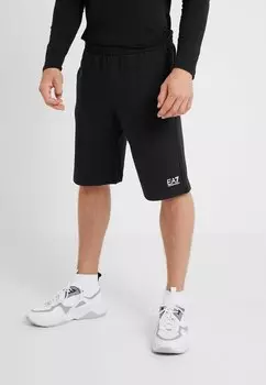 Спортивные брюки Bermuda EA7 Emporio Armani, черный