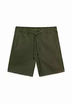 Спортивные брюки Bermuda Massimo Dutti, темно-зеленые