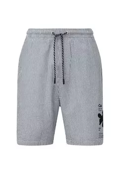 Спортивные брюки BERMUDA MIT DOBBY-STRUKTUR s.Oliver, белый
