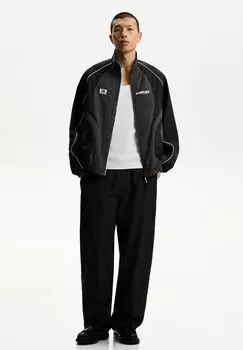 Спортивные брюки Bershka, черный