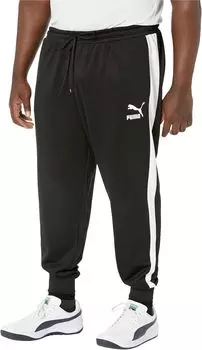 Спортивные брюки Big & Tall Iconic T7 PUMA, цвет Puma Black/Puma White