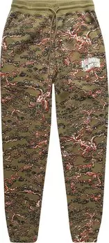 Спортивные брюки Billionaire Boys Club Camo Sweatpant 'Olive Drab', зеленый