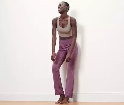 Спортивные брюки Bodyforming Tchibo, пятнистый лиловый