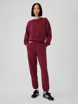 Спортивные брюки-бойфренды с завышенной талией Gap, красный