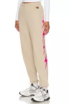 Спортивные брюки bolt 4 Aviator Nation, розовый