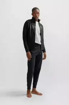 Спортивные брюки BOSS "Authentic Pants", с кулиской, черный