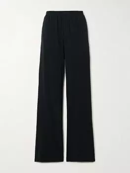 Спортивные брюки Boyfriend из эластичного модала и хлопкового джерси - Оникс Skims, черный