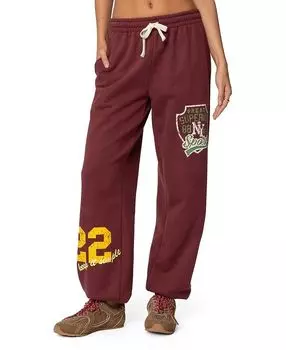 Спортивные брюки Bramty большого размера Edikted, красный