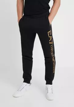 Спортивные брюки БРЮКИ EA7 Emporio Armani, черный/золотой