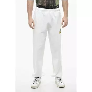 Спортивные брюки BRUSH ARROW из хлопка с графическим принтом Off-White, White