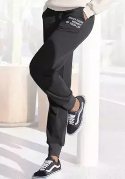 Спортивные брюки Buffalo с боковыми карманами, костюм для отдыха, черный