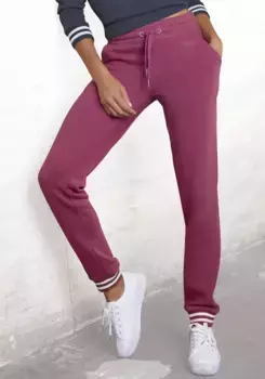 Спортивные брюки Buffalo с вышивкой логотипа, костюм для отдыха, малиновый