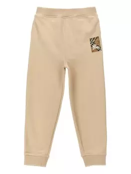 Спортивные брюки Burberry Kids Jackson, коричневый