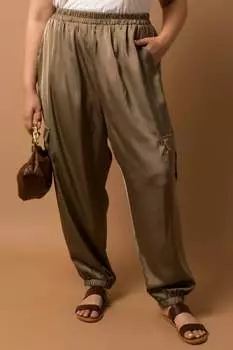 Спортивные брюки Cargo в зеленом цвете GILLI