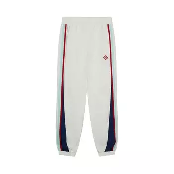 Спортивные брюки Casablanca с боковыми вставками, цвет Белый