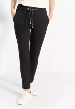 Спортивные брюки Cecil TRACEY с рюшами на поясе, черный