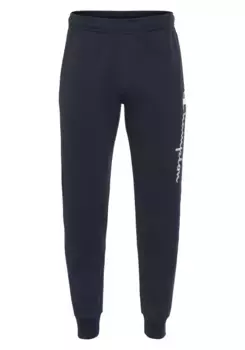 Спортивные брюки Champion "Classic Rib Cuff Pants с большим логотипом", цвет морской волны