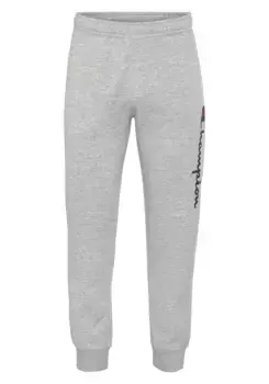 Спортивные брюки Champion "Classic Rib Cuff Pants с большим логотипом", серый
