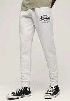 Спортивные брюки CLASSIC VINTAGE LOGO HERITAGE JOGGERS Superdry, светло-серый