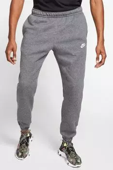 Спортивные брюки Club с манжетами Nike, серый