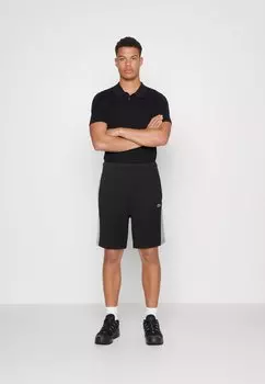 Спортивные брюки Color Block Shorts Lacoste, цвет noir/gris chine