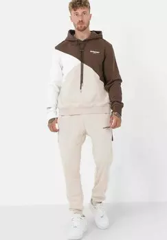 Спортивные брюки COLORBLOCK Sixth June, бежевый