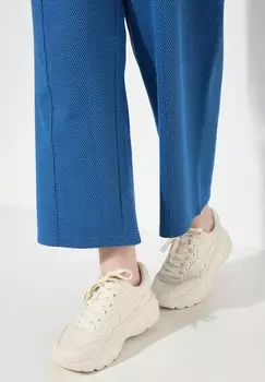 Спортивные брюки CROPPED Ulla Popken, синий