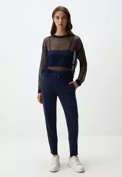 Спортивные брюки CUT HIGH WAIST Jimmy Key, темно-синий