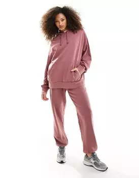 Спортивные брюки цвета стираного баклажана ASOS DESIGN Ultimate