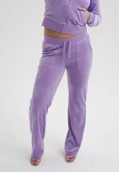 Спортивные брюки DEL RAY Juicy Couture, прозрачный сиреневый