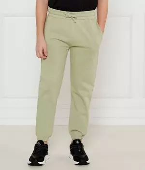 Спортивные брюки детские Guess хлопковые на кулиске, зеленый
