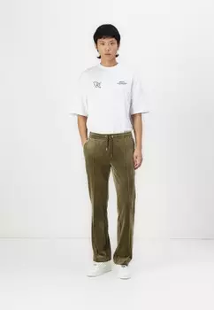 Спортивные брюки DIAMANTE TRACKPANTS UNISEX Juicy Couture, оливковый