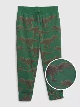 Спортивные брюки dino из органического материала Gap, зеленый