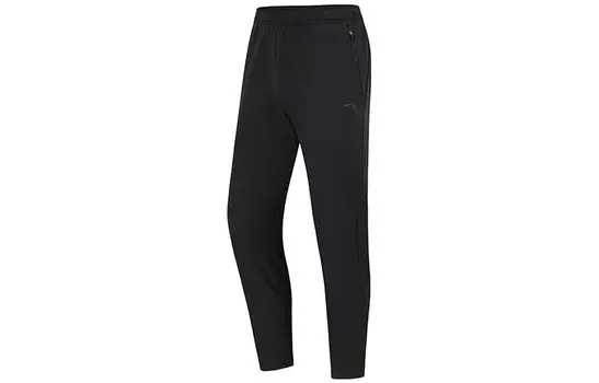 Спортивные брюки для бега, мужские, черные Anta, черный