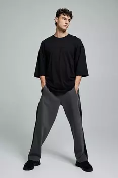 Спортивные брюки для бега стандартной посадки H&M, серый