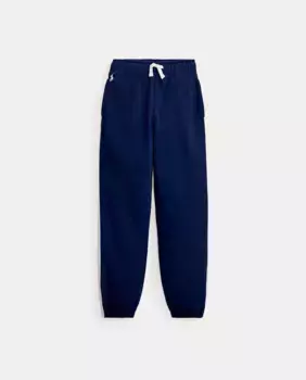 Спортивные брюки для девочек с полосками по бокам Polo Ralph Lauren, тёмно-синий