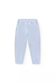 Спортивные брюки для девочки с эластичной талией и карманами Charanga, светло-голубой