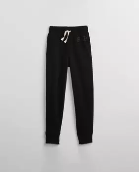 Спортивные брюки для мальчика с кулиской на талии Gap, черный