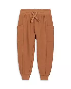 Спортивные брюки для мальчиков из хлопка Copper Ottoman - Little Kid Miles The Label, коричневый