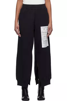 Спортивные брюки для отдыха Lounge Mm6 Maison Margiela, черный