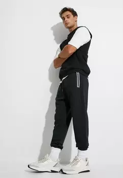 Спортивные брюки DRAWSTRING ZIPPER POCKET DETAIL JOGGER Koton, черный