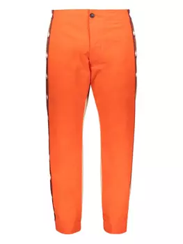 Спортивные брюки DSQUARED2 с цветными блоками, оранжевый