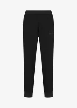 Спортивные брюки-джоггеры из органического френча махрового хлопка Armani Exchange, черный