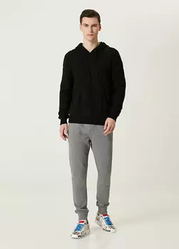 Спортивные брюки-джоггеры с кулиской на талии Dolce&Gabbana, серый